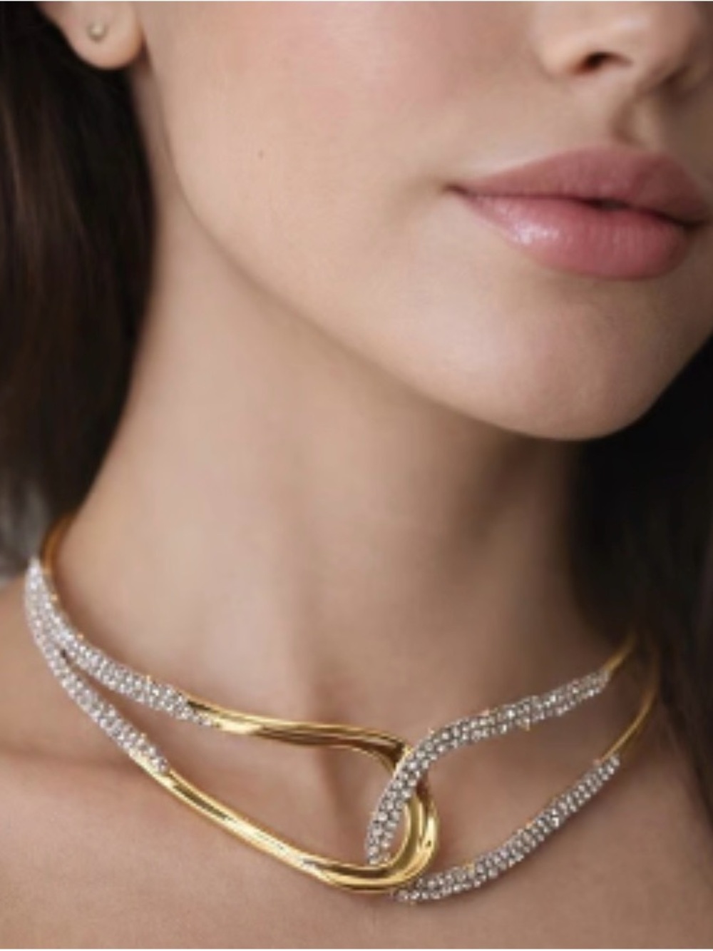 ALEXIS BITTAR
Freeform Pavé Intertwined Collar Necklace - Picture 4 of 7